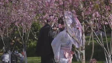 日本和服人物生活樱花旅游休闲情侣视频的预览图